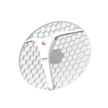 Tīkla antena MikroTik LHG XL HP5 27,5 dBi 5 GHz divējāda polarizācija, PoE, 245 mm augstums, 55 cm diametrs