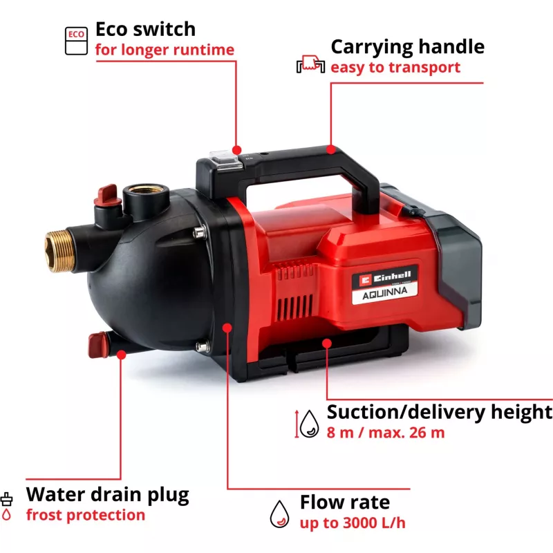 Ūdens sūknis Einhell AQUINNA 2.6 bar 3000 l/h
