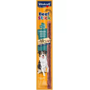 Suņu kožamais kārums Vitakraft Beef Stick Original plus Mineral 12 g — liellopu gaļas garša, 30% olbaltumvielu, bez cukura un lipekļa