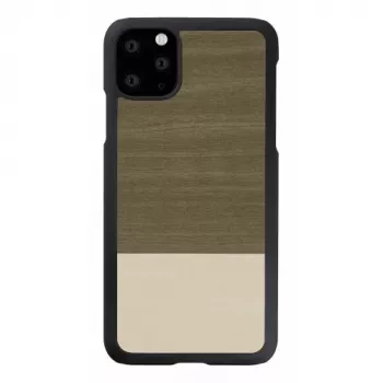Viedtālruņa maciņš man and wood iPhone 11 Pro Max — melns, aizsargapvalks