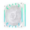GAMEMAX TORNADO T12 ARGB-RW 120mm balts reversā lāpstiņa korpusa ventilators