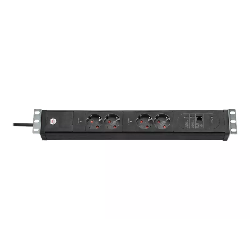 Brennenstuhl Premium-Web-Line V3 IP vadāmais barošanas sadalītājs, 4 rozetes, Ethernet, 3m (1156057984)