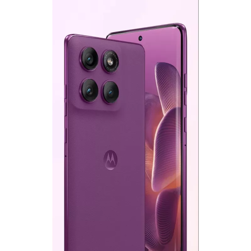 Viedtālrunis Motorola Moto Edge 60 Pro 5G Dual-SIM, 8GB RAM, 256GB atmiņa, Pantone Sparkling Grape