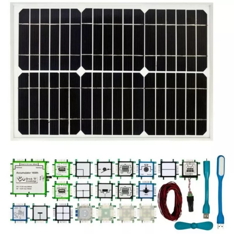 Saules enerģijas komplekts ALLNET ALL-BRICK-0733 — ALLNET saules enerģijas komplekts