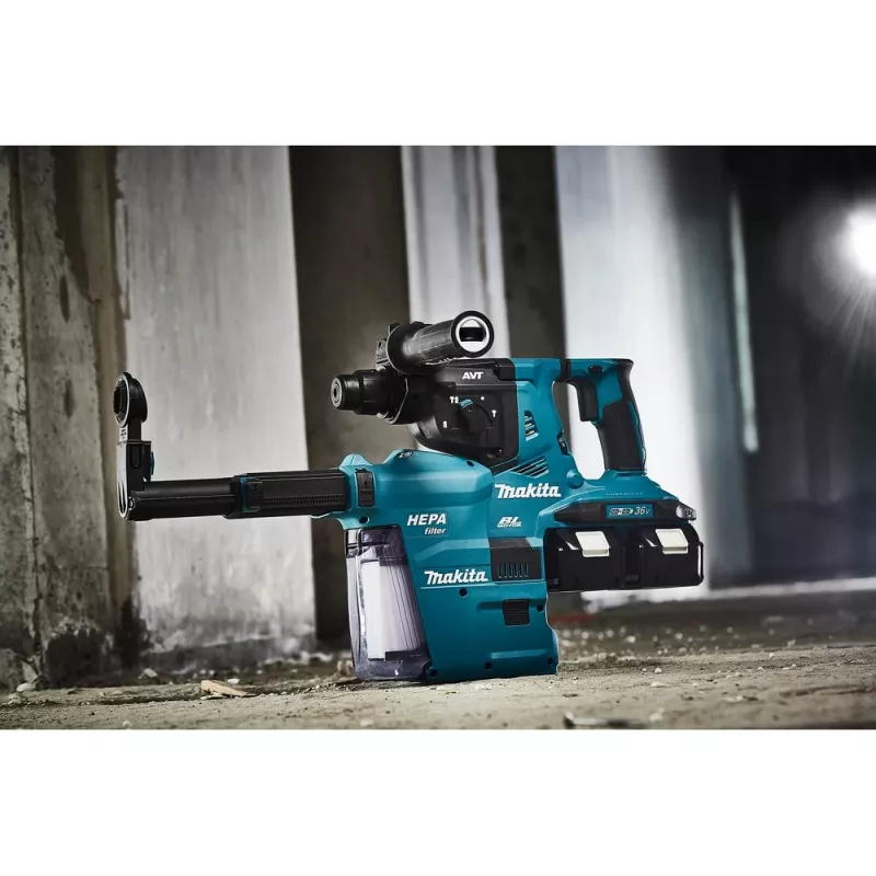 Makita DHR280ZJ - rotācijas āmurs - bezvada - 3 režīmi - SDS-plus - 2,8 džouli - bez akumulatora - 36 V