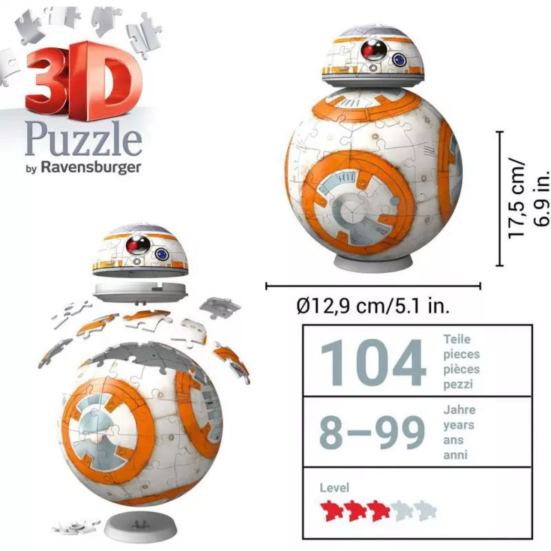 3D Puzzle Ravensburger 11577 Star Wars 531 gab.