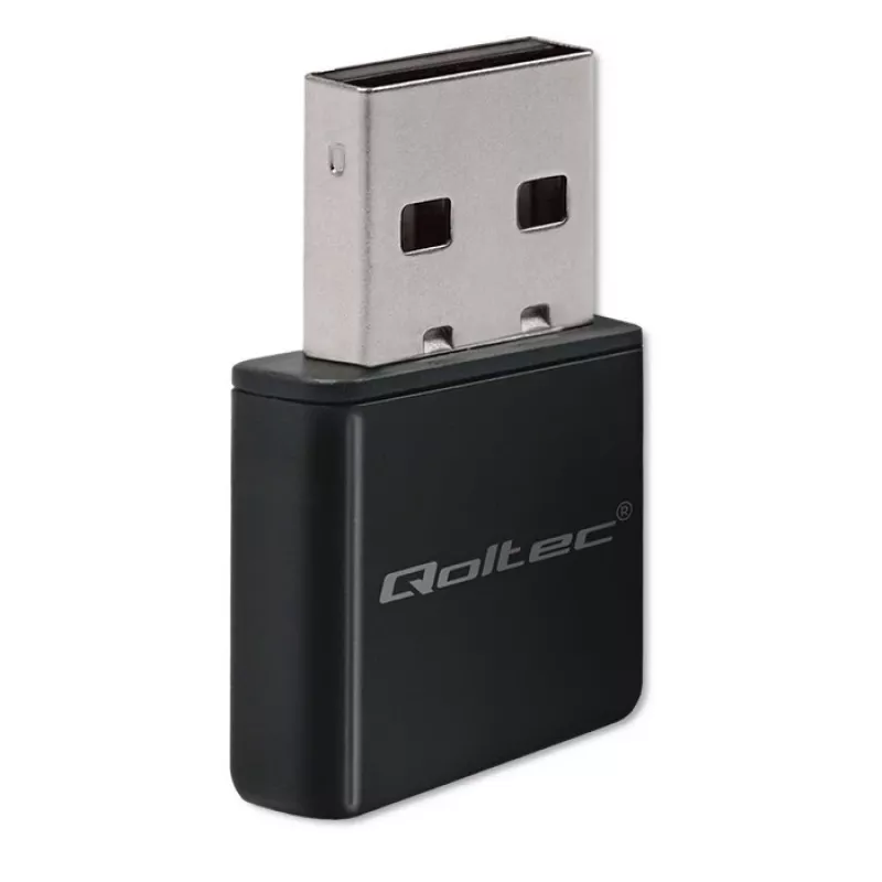 Wi‑Fi USB adapteris QOLTEC NANO 56986 — mini N, USB 2.0, 802.11n