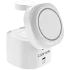Canyon 4 in 1 bezvadu uzlādes statīvs, 30W maks., izmērs: 70x70x70,3 mm, svars: 414 g, ar 65W lādētāju un 1M kabeli, balts