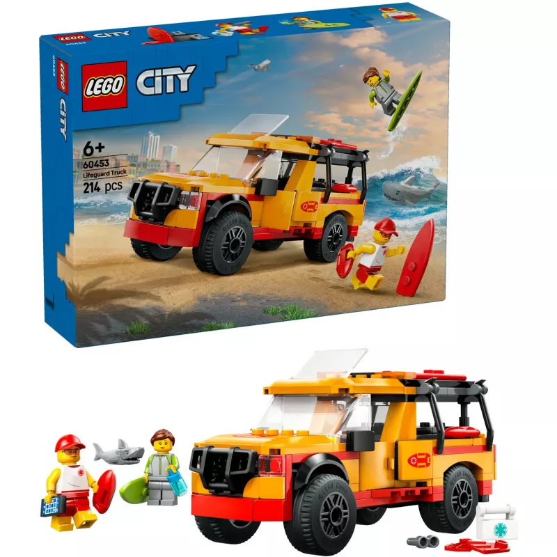 LEGO CITY 60453 Glābēju pludmales glābšanas kravas automašīna
