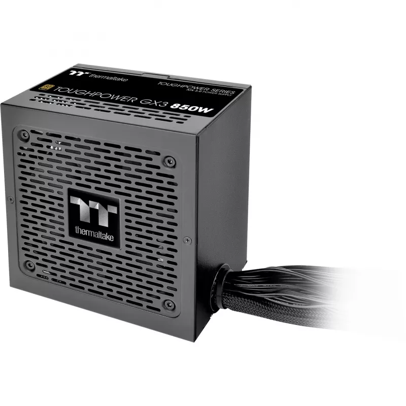 Thermaltake ToughPower GX3 - barošanas bloks (iekšējais) - ATX12V 3.0 - EPS12V - 80 PLUS Gold - AC 100-240 V - 850 W - melns (PS-TPD-0850NNFAGE-3)