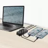 USB3.2 Gen1 HUB, 4xUSB-A ar ieslēgšanas/izslēgšanas slēdzi