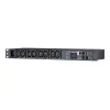 CyberPower PDU41005 strāvas sadales bloks (PDU) 8 maiņstrāvas ligzdas 1U Melns