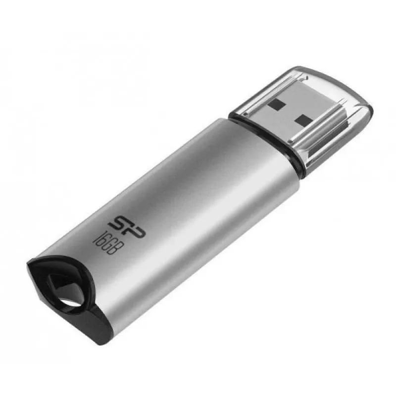 Silicon Power | USB zibatmiņa | Marvel Series M02 | 16 GB | Type-A USB 3.2 Gen 1 | Sudraba