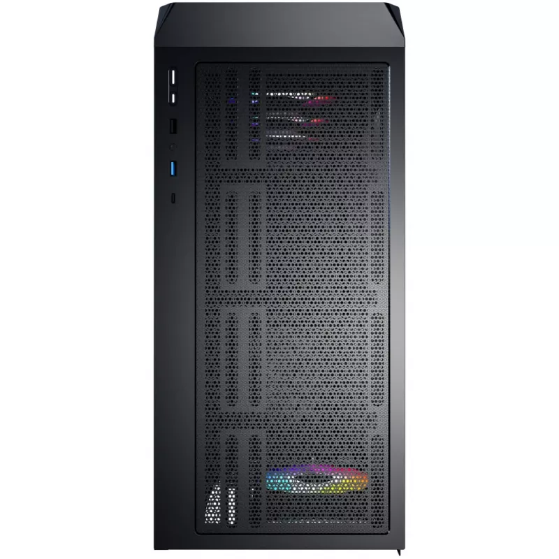 PC korpuss Montech X5 Midi Tower Melns ATX 3x140mm ventilatori