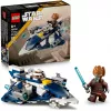 LEGO Microfighter Star Wars Plo Koon's Jedi Starfighter 75400 — 89 gabali, 1 minifigūra, vecumam 6+