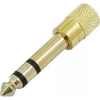 Audio adapter Omnitronic 3.5mm male to 3.5mm female — 10x pack