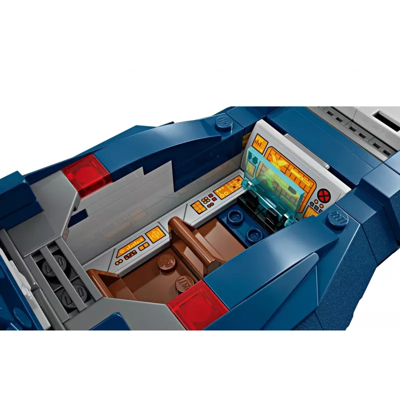 Konstrukciju rotaļlieta LEGO Marvel Super Heroes X-Jet 76281 ar 5 minifigūrām