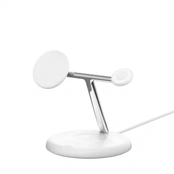 Belkin WIZ023VFBK mobilās ierīces lādētājs Austiņas, Viedtālrunis, Viedpulkstenis Melns USB Bezvadu uzlāde Iekštelpām