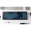 V6 Max, Gaming Keyboard melns/zili pelēks, DE izkārtojums, Gateron Jupiter Red, Hot-Swap, RGB