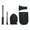 FOSCO taktiskais ierakumu instruments 433120 ar integrētu zāģi un cirvi, nerūsējošais tērauds, 836 g, melns
