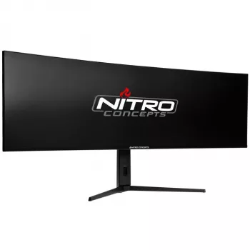 Monitor Nitro Concepts SM1 49 collas izliekts 144 Hz FreeSync G-Sync, energoefektivitātes klase F