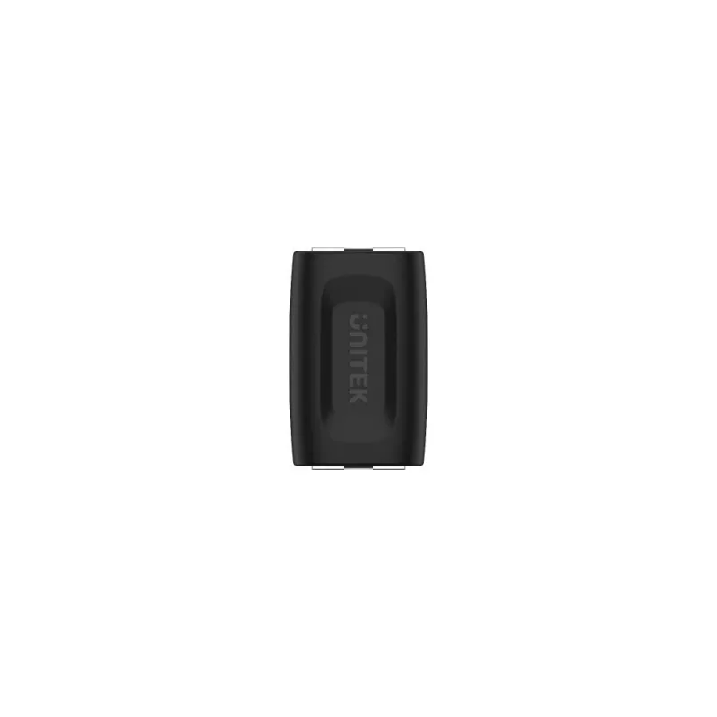 Kabeļu savienotāja adapteris Unitek A1026BK RJ-45 (sieviešu–sieviešu) Cat7 1 Gbit/s melns