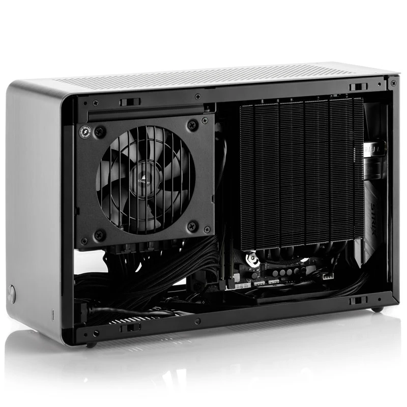DAN Cases A4-SFX V4.1 - melns + Alpenföhn Melns Ridge - 120 mm