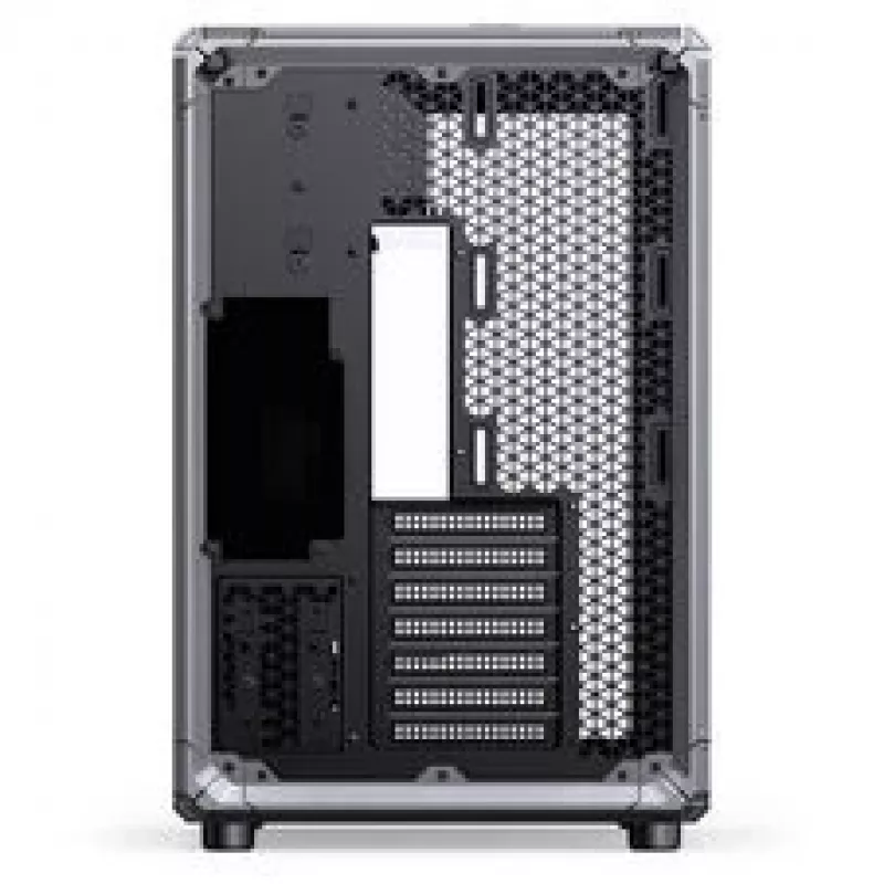 PC korpuss Jonsbo X400, Midi-Tower ATX, rūdīta stikla sānu panelis, pelēks