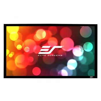 Elite Screens | SableFrame Series | ER100WH1 | Diagonāle 100 collas | 16:9 | Redzams ekrāna platums (W) 221 cm | Melns