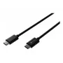 USB-C uz USB-C kabelis NATEC NKA-2146, 1 m, melns