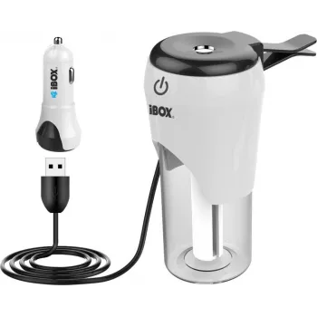 iBox ICCH-01 Auto USB lādētājs ar gaisa mitrinātāju un aromātu difuzoru