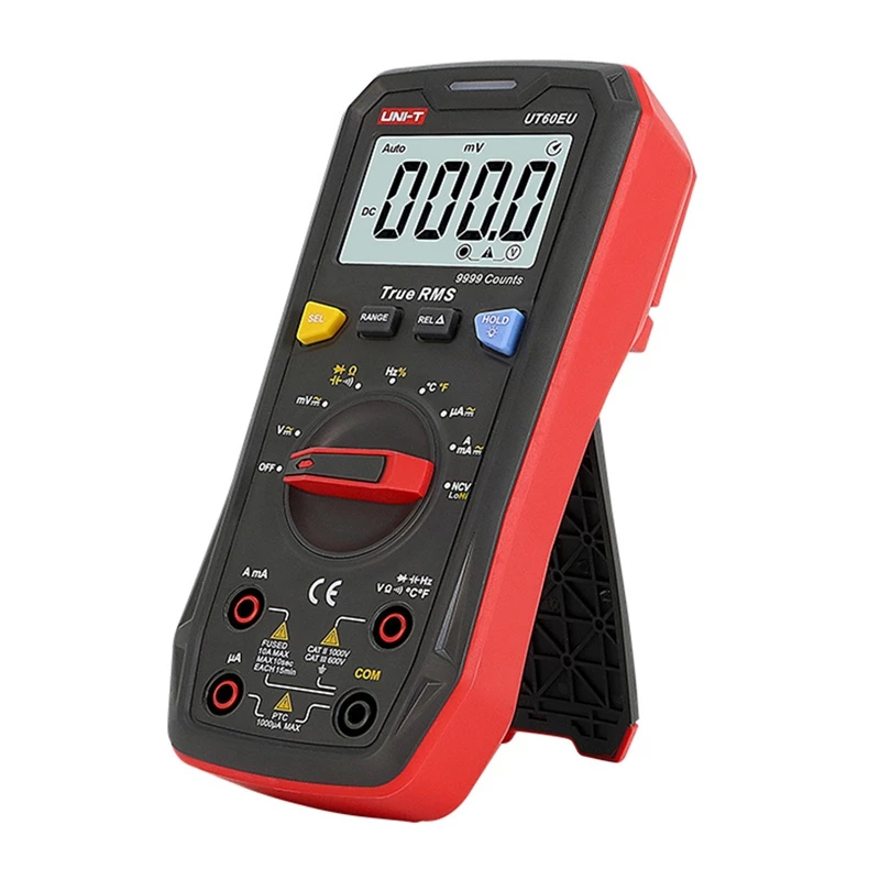 Digitālais multimetrs Unit UT60EU TRMS, CAT II 1000V / CAT III 600V, rokas mērinstruments