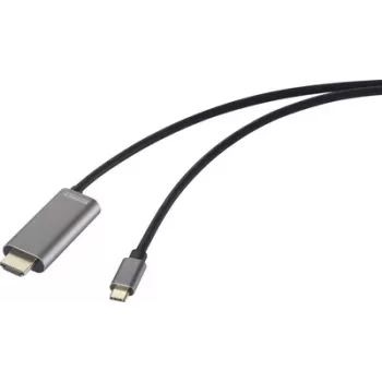 SpeaKa Professional USB-C HDMI adaptera kabelis ar spraudni HDMI-A ligzdu 2,00 m (SP-12876348)