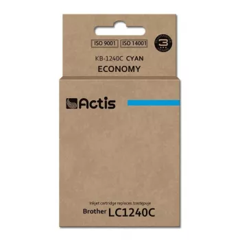 Tintes kasetne ACTIS KB-1240C saderīga Brother, ciāna, 19 ml, uz krāsvielu bāzes, standarta ietilpība