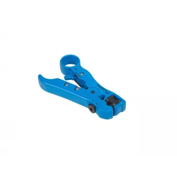 Kabeļu noņēmējs LANBERG NT-0102, plastmasas rokturis, aizsargizolācija, maināmi asmeņi, zils