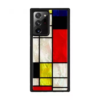 Aizsardzības maciņš iKins Samsung Galaxy Note 20 Ultra — Mondrian Melns