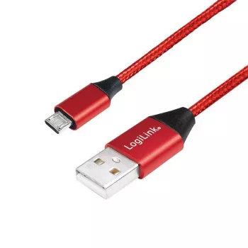 Logilink CU0151 mobilā tālruņa kabelis, sarkans