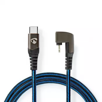 Nedis GCTB39650AL10 USB kabelis, zils