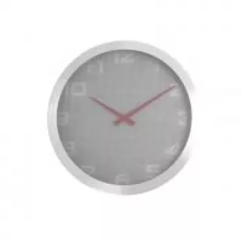 NeXtime pulkstenis 3019 Dots, Ø35 cm, sienas, pelēks