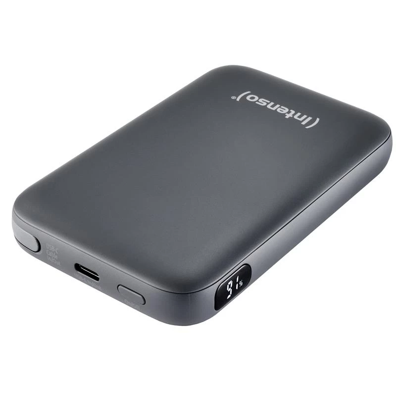 Ārējais akumulators USB 10000MAH/pelēka S10000 7333034 Intenso