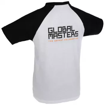 Global Masters T-krekls GM Logo - Balts (L)