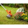 Black & Decker BESTA525-QS, zāles trimeris, 25 cm, neilona aukla, D veida rokturis, 1,6 mm, 10 m