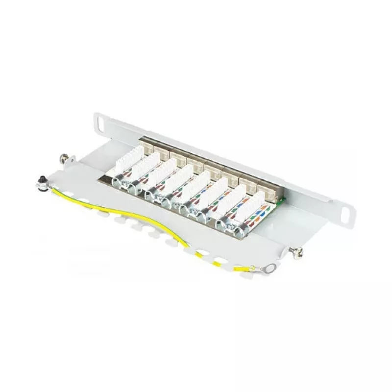 Good Connections Patchpanel 10Cat. 6A 8-P. 0,5HE gaiši pelēks