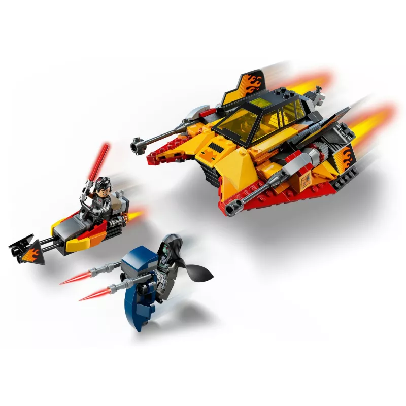 LEGO Star Wars Flame Speeder 75414 sniega transportlīdzekļa komplekts — 349 detaļas, 3 minifigūras, vecums 7+