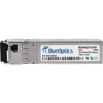 SFP28 BiDi raiduztvērējs BlueOptics S1C98A-BO, LC-Simplex, 25GBASE-BX-U, vienmoda, TX1270nm/RX1330nm, 10 km, DDM, 0–70°C