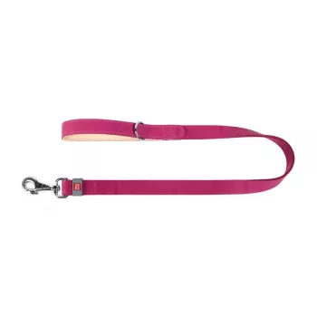 WAUDOG dabīgās ādas suņa pavada 20 mm plata, 122 cm gara, rozā