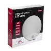 LED sienas lampa MACLEAN MCE357W ar IR kustības sensoru, balta, ārā/iekštelpās
