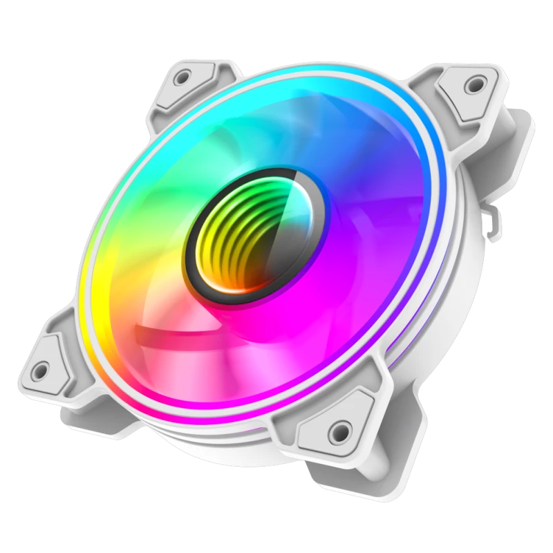 Gamemax | Datora ventilators | DUAL RING INFINITY | Balts