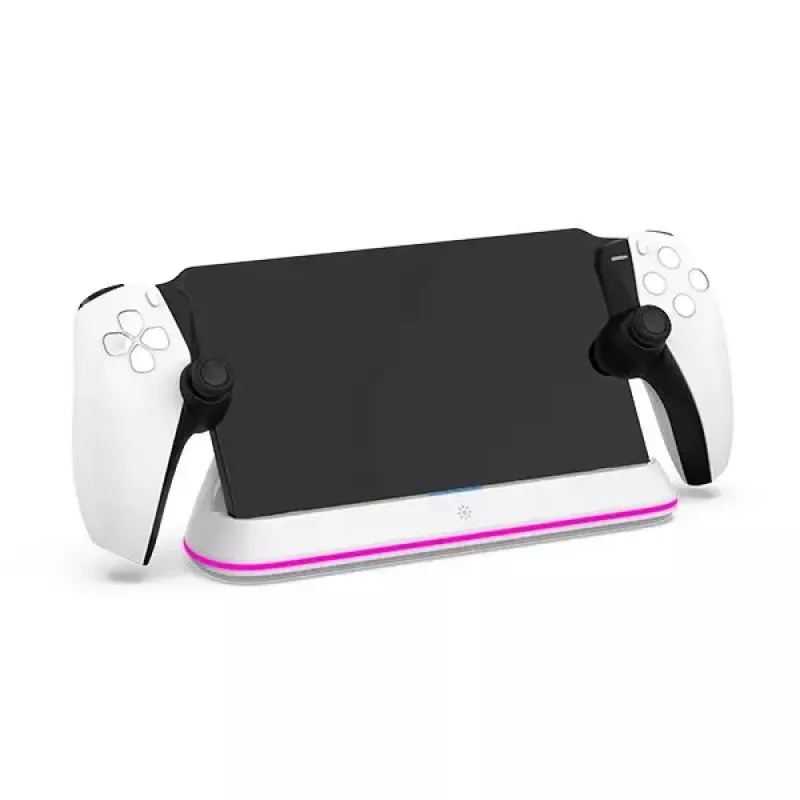 Uzlādes sistēma Subsonic SA5708 PlayStation Portal vadu savienojumam, melna/balta
