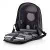 Mugursoma XDDESIGN Bobby Hero Small, pretaizdzīšanas, 11,5 L, planšetdators līdz 12,9 collām, PET/putas, melna